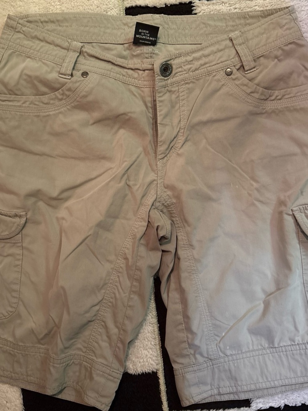 Kuhl Women's Light Tan Cargo Shorts